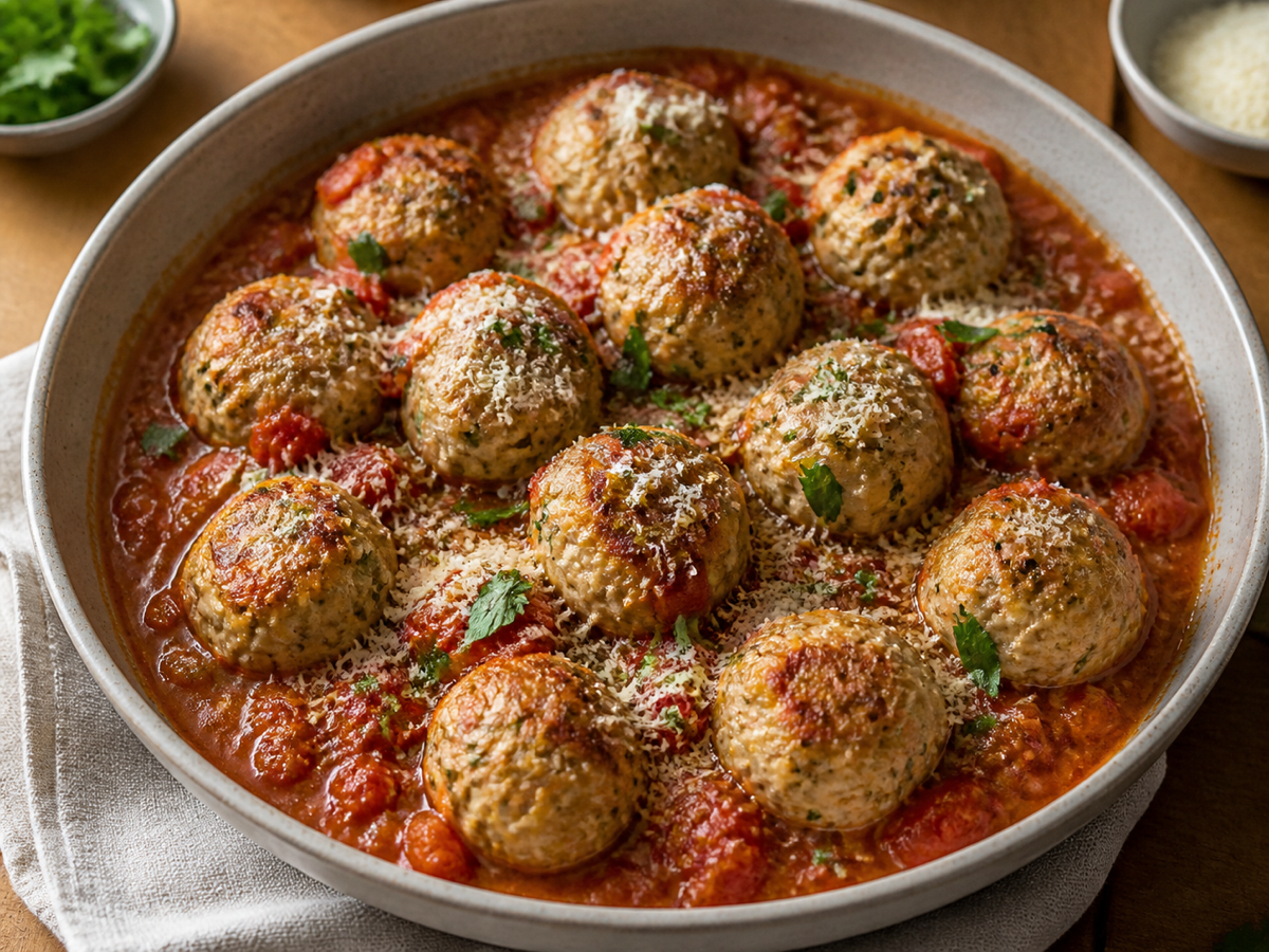 Baked Turkey Meatballs