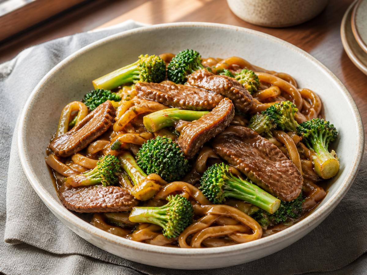 Beef and Broccoli Noodles