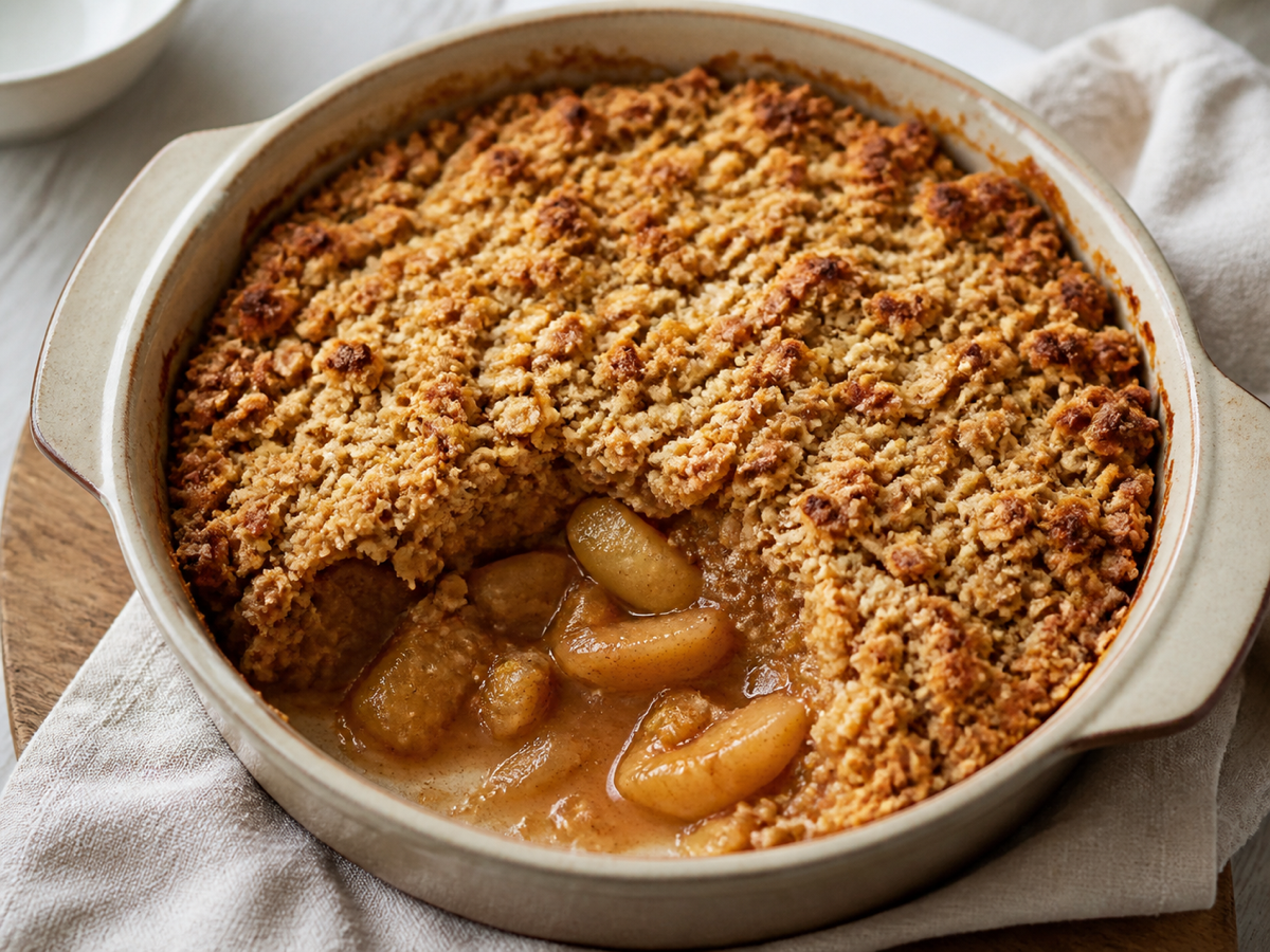 Easy Apple Crumble