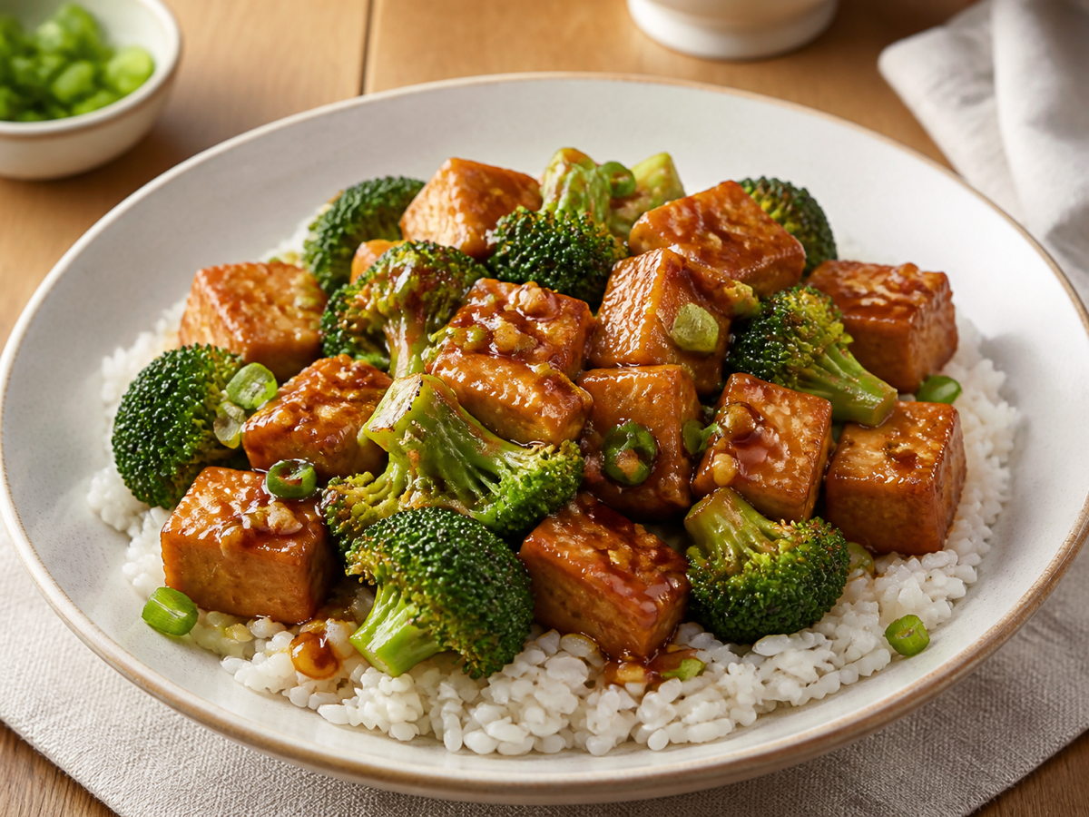Honey Garlic Tofu