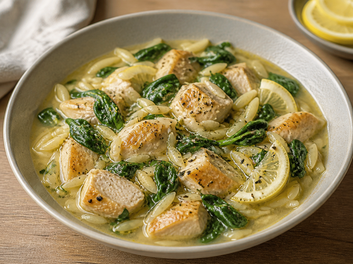 Lemon Chicken Orzo