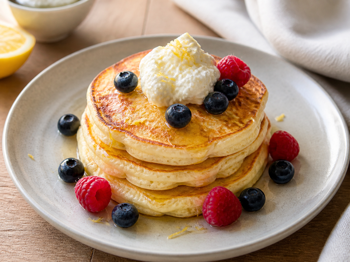 Lemon Ricotta Pancakes
