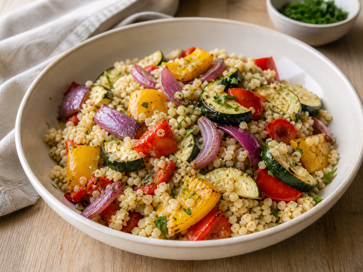 Roasted Vegetable Couscous Salad